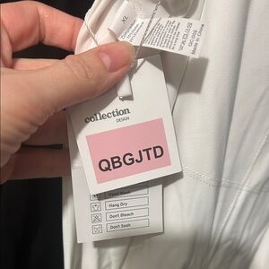 Women's Backless White Dress tennis or golf